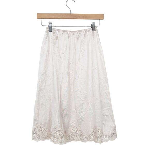 Vintage Warners Floral Fantasies Slip Skirt Sz M - Picture 4 of 4